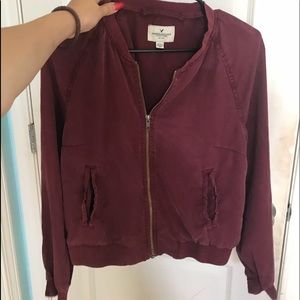 red light weight jacket